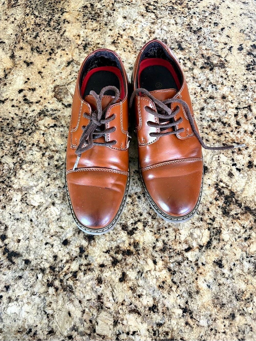 Bruno Marc kids  Brown Cap Toe Oxfords